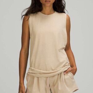 lululemon all yours Beige tan Muscle Tee tank 2